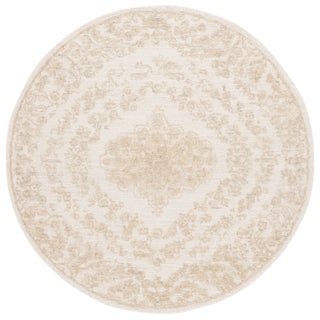 Safavieh Ebony EBN218A Ivory / Light Green Area Rug Round