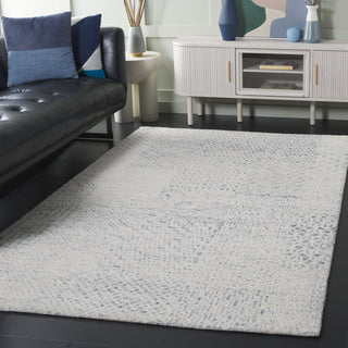 Safavieh Ebony EBN223M Ivory / Blue Area Rug Room Scene