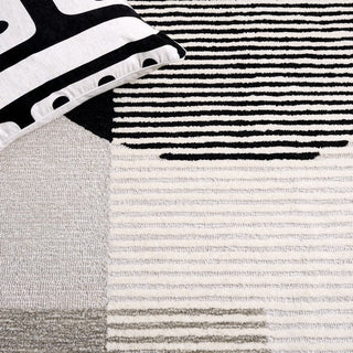 Safavieh Ebony EBN252Z Black / Ivory Area Rug Detail