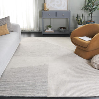 Safavieh Ebony EBN253G Beige / Grey Area Rug Room Scene Feature