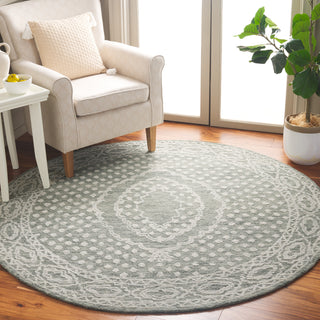 Safavieh Ebony EBN306 Ivory / Grey Area Rug Room Scene Feature