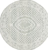 Safavieh Ebony EBN306 Ivory / Grey Area Rug Round