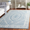 Safavieh Ebony EBN306 Ivory / Navy Area Rug Room Scene Feature