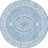 Safavieh Ebony EBN306 Ivory / Navy Area Rug Round