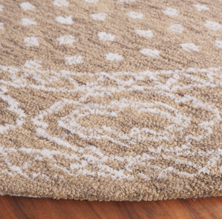 Safavieh Ebony EBN306 Ivory / Brown Area Rug Detail