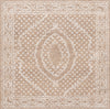 Safavieh Ebony EBN306 Ivory / Brown Area Rug Square