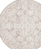 Safavieh Ebony EBN308 Ivory / Dark Grey Area Rug Round