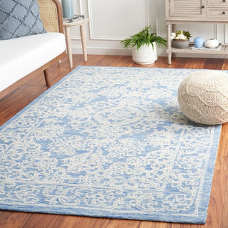 Safavieh Ebony EBN308 Ivory / Blue Area Rug Room Scene Feature