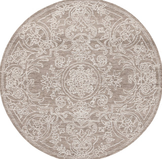 Safavieh Ebony EBN309 Ivory / Dark Grey Area Rug Round