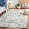 Safavieh Ebony EBN310 Ivory / Dark Grey Area Rug Room Scene Feature