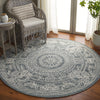 Safavieh Ebony EBN310 Ivory / Dark Grey Area Rug Room Scene Feature
