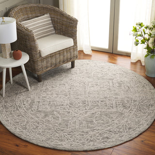 Safavieh Ebony EBN311 Ivory / Grey Area Rug Room Scene Feature
