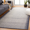 Safavieh Ebony EBN312 Ivory / Navy Area Rug Room Scene Feature