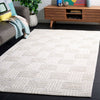 Safavieh Ebony EBN355 Light Grey / Ivory Area Rug Room Scene Feature