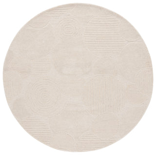Safavieh Ebony EBN403A Ivory Area Rug Round