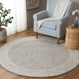 Safavieh Ebony EBN425M Blue / Ivory Area Rug Room Scene Feature
