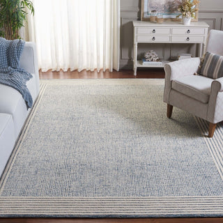 Safavieh Ebony EBN425M Blue / Ivory Area Rug Room Scene Feature