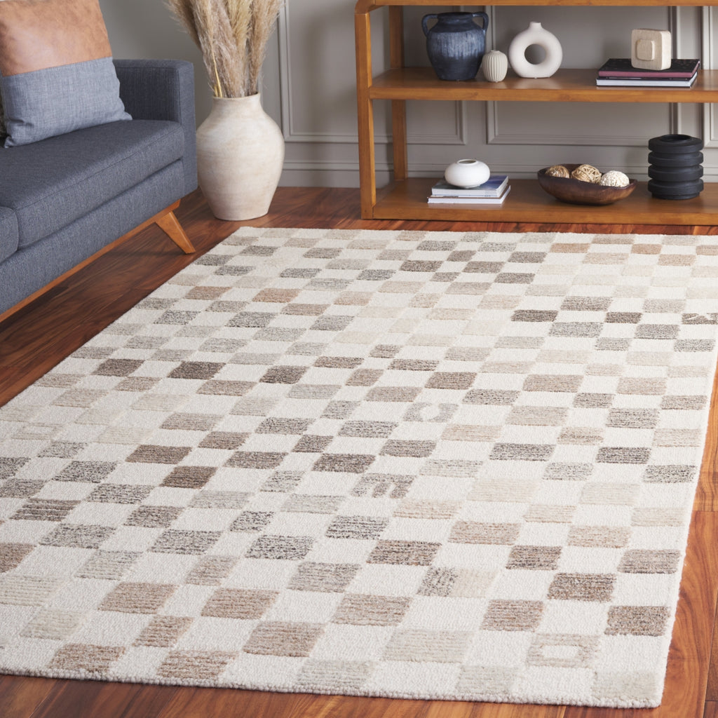 Safavieh Ebony EBN505A Natural / Beige Area Rug Room Scene Feature