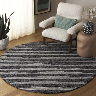 Safavieh Ebony EBN526Z Black / Ivory Area Rug Room Scene Feature