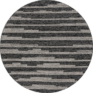 Safavieh Ebony EBN526Z Black / Ivory Area Rug Round