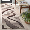 Safavieh Ebony EBN529F Grey / Ivory Area Rug Room Scene Feature