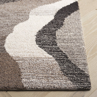 Safavieh Ebony EBN529F Grey / Ivory Area Rug Detail