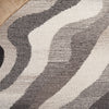 Safavieh Ebony EBN529F Grey / Ivory Area Rug Detail