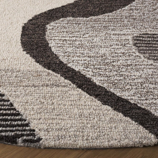 Safavieh Ebony EBN529F Grey / Ivory Area Rug Detail
