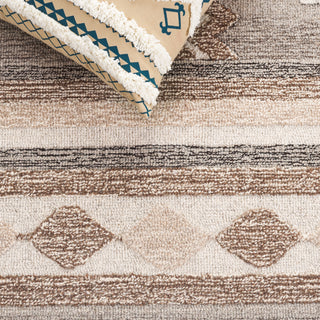 Safavieh Ebony EBN530T Brown / Grey Area Rug Detail