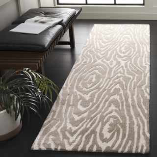 Safavieh Ebony EBN550F Grey / Ivory Area Rug Room Scene Feature