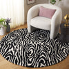 Safavieh Ebony EBN550Z Black / Ivory Area Rug Room Scene Feature