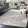 Safavieh Ebony EBN551F Ivory / Grey Area Rug Room Scene Feature