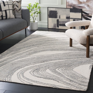 Safavieh Ebony EBN551F Ivory / Grey Area Rug Room Scene Feature