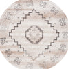 Safavieh Ebony EBN608D Gold / Beige Area Rug Round