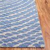 Safavieh Ebony EBN652M Blue / Ivory Area Rug Detail