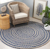 Safavieh Ebony EBN652M Blue / Ivory Area Rug Room Scene Feature
