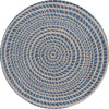 Safavieh Ebony EBN652M Blue / Ivory Area Rug Round