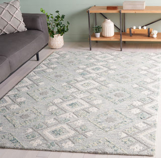 Safavieh Ebony EBN653A Ivory / Grey Area Rug Room Scene Feature