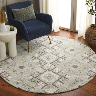 Safavieh Ebony EBN653A Ivory / Grey Area Rug Room Scene Feature