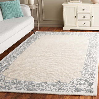 Safavieh Ebony EBN654A Ivory / Grey Area Rug Room Scene Feature