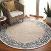Safavieh Ebony EBN654A Ivory / Grey Area Rug Room Scene Feature