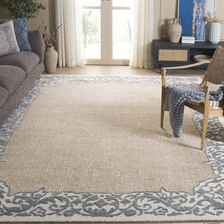 Safavieh Ebony EBN654A Ivory / Grey Area Rug Room Scene Feature