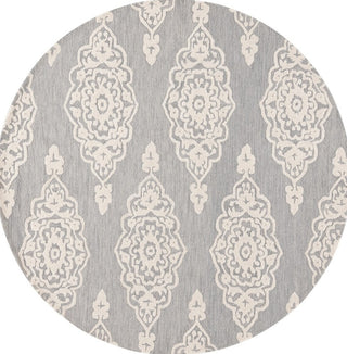 Safavieh Ebony EBN655F Ivory / Grey Area Rug Round