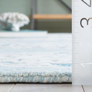 Safavieh Ebony EBN655M Ivory / Light Blue Area Rug Detail