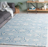 Safavieh Ebony EBN655M Ivory / Light Blue Area Rug Room Scene Feature