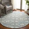 Safavieh Ebony EBN655M Ivory / Light Blue Area Rug Room Scene Feature