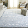 Safavieh Ebony EBN655M Ivory / Light Blue Area Rug Room Scene Feature