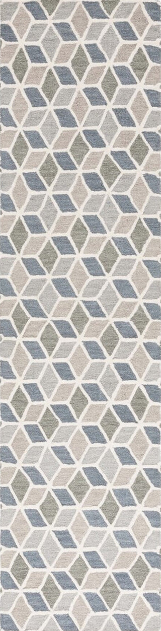 Safavieh Ebony EBN656F Ivory / Grey Area Rug Runner