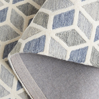 Safavieh Ebony EBN656F Ivory / Grey Area Rug Fold