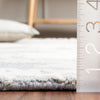 Safavieh Ebony EBN657F Grey / Ivory Area Rug Detail